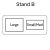 stand b