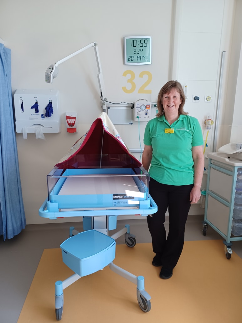 Kanmed BabyBed at Birmingham Hospital